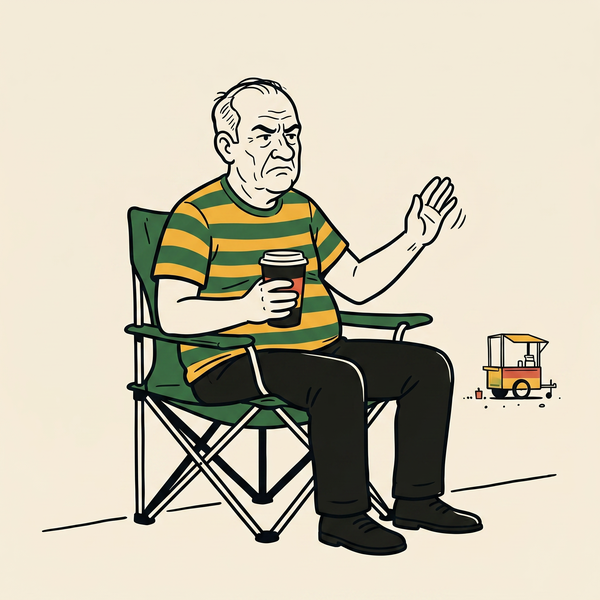 The Armchair Critic archetype illustration